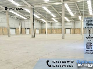 Great industrial warehouse for rent in Pachuca