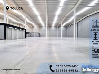 Rent in Toluca industrial park