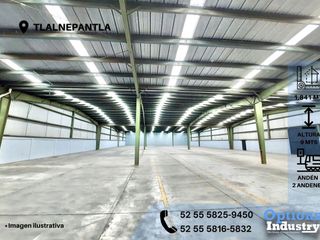 Espacio industrial disponible en alquiler, Tlalnepantla
