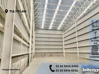Industrial property for rent in Tultitlán