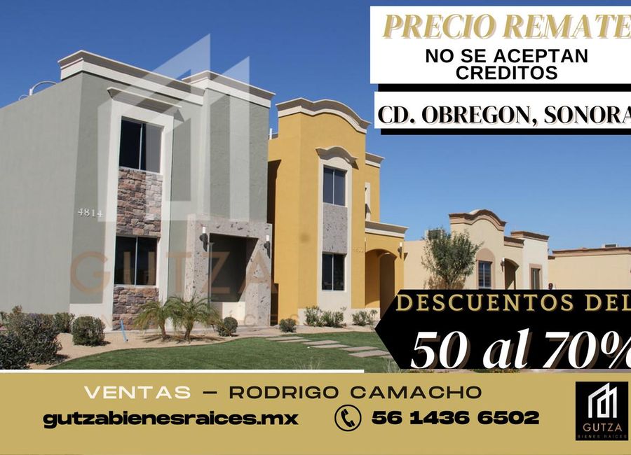 Casa en Venta de Remate en Las Misiones Cd Obregón Sonora RCV Lamudi