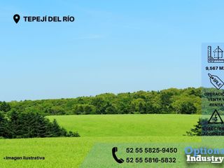 Increíble terreno en Tepejí del Río para rentar