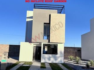 Casa con 3 recámaras (1 recámara con baño) MODELO ROYAL pregunta por la opción con Roof Garden PRIVADA RAMBLA SAN BLAS