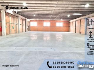 Warehouse availability in Cuautitlán for rent