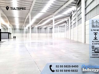 Rent in Tultepec industrial warehouse