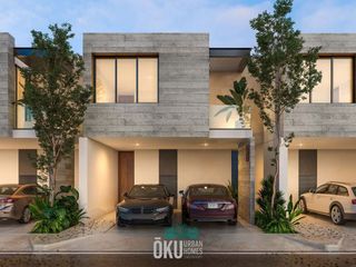 CASA EN VENTA EN OKU URBAN HOMES, TEMOZÓN NORTE