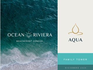 Ocean Riviera, Torre AQUA, Riviera Veracruzana.