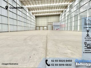 Amazing industrial warehouse in Cuautitlán for rent