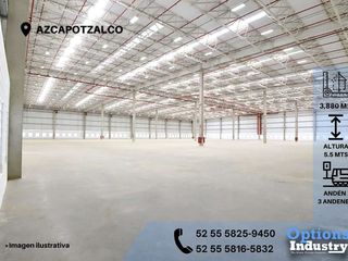 Immediate rent of industrial space in Azcapotzalco