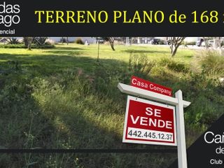 En Venta Terreno Plano en Cañadas del Lago - 168 m2 - 10 x 22 m2, OPORTUNIDAD !!