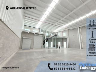 Industrial warehouse for rent, Aguascalientes