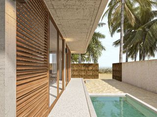 Villa en la Playa de Chicxulub, Yucatán, con 3 Recámaras y Alberca