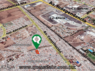 Terreno en venta norte de Aguascalientes p/proyecto comercial, industrial, servi