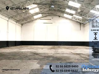 Industrial warehouse for rent in Iztapalapa