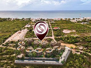 Condominio cerca del mar, alberca y terraza privada en pre-venta Yucatán.
