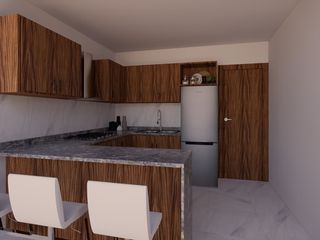 Salpicadero de cocina Villa brown 60x60