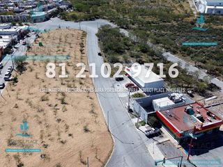 Excelente terreno comercial en renta en zona alta plusvalía de Apodaca Nuevo León