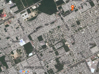 Terreno comercial en esquina en venta a $2,700m2 Av Los Tules Cancún Quintana Ro