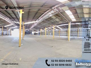 Rent and sale of industrial warehouse in Ecatepec