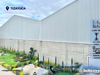 Immediate rent of industrial warehouse in Tizayuca