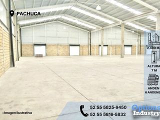 Industrial warehouse located in Pachuca for rent