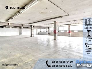 Warehouse in Tultitlán for rent