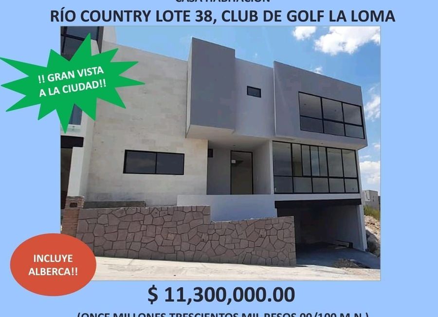 La Loma Club de Golf casa en venta campo de golf san luis potosi