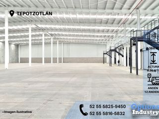 Industrial warehouse in Tepotzotlán for rent