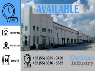 Industrial warehouse available for rent Querétaro