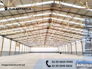 Rent now in Tlalnepantla industrial warehouse