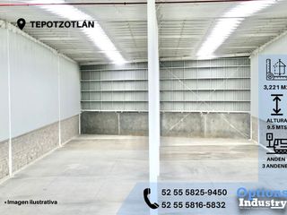 Incredible warehouse in Tepotzotlán for rent