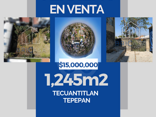 Terreno residencial en venta en Fuentes de Tepepan