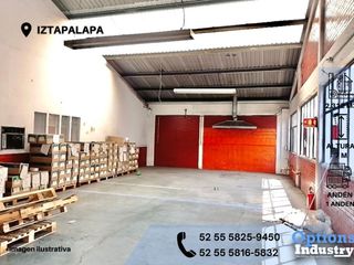 Immediate rent of industrial warehouse in Iztapalapa