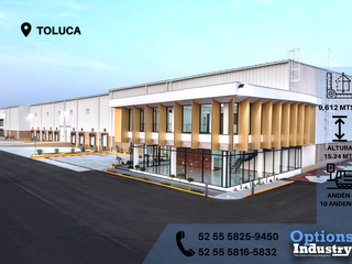 Industrial warehouse for rent, Toluca