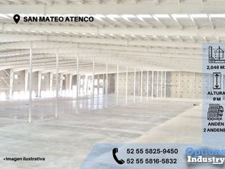 Industrial property for rent, San Mateo Atenco