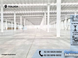 Amazing industrial warehouse in Toluca for rent