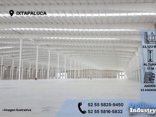 Lease grand industrial warehouse in Ixtapaluca