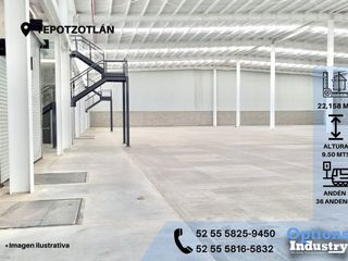 Industrial warehouse for rent in Tepotzotlán