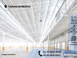 Oportunidad de renta de nave industrial en Ciudad de México