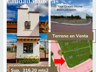Terreno Premium en Venta Ciudad Maderas