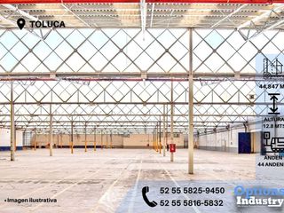 Immediate rent of industrial property in Toluca