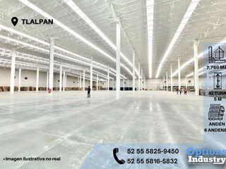Industrial warehouse located in Tlalpan for rent