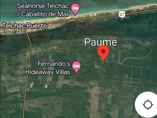 Venta terreno de inversión  cerca de telchac yucatán