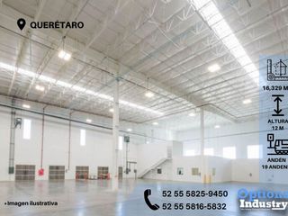 Querétaro area to rent industrial warehouse