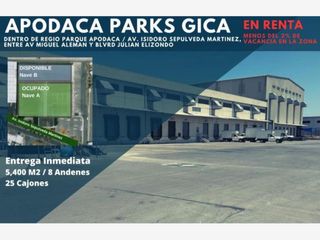 NAVE INDUSTRIAL EN RENTA APODACA PARKS GICA