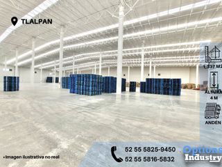 Immediate availability of industrial warehouse rental in Tlalpan