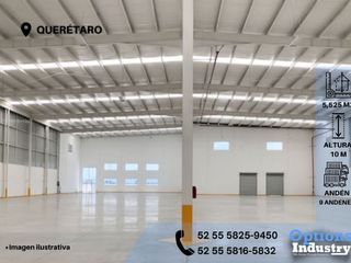 Industrial warehouse available for rent in the Querétaro area