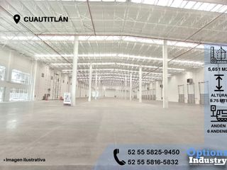 Option to rent industrial warehouse in Cuautitlán