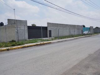 Terreno bardeado en renta cerca Aeropuerto Toluca