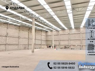 Industrial warehouse for rent and sale in the Atizapán area